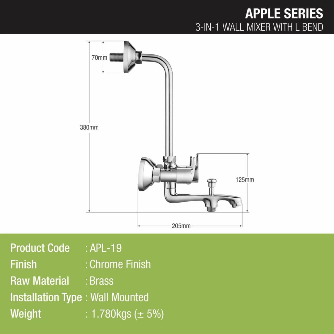 Wall Mixer 3 in 1